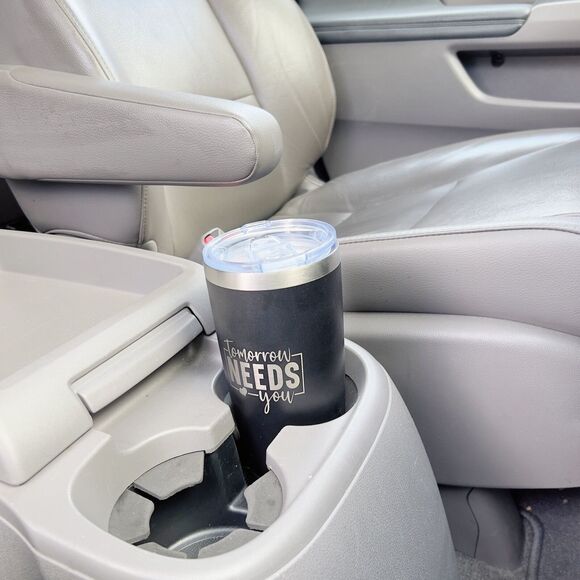 Personalized Tumbler -Make Today Great Tomorrow Needs you, Engraved Water Bottle - Picture 10 of 11